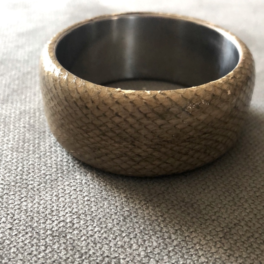 Snake skin bracelet